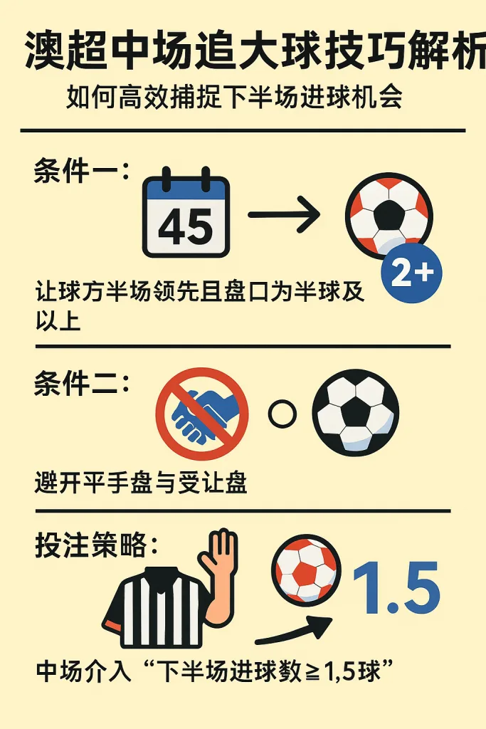 澳超中场追大球技巧解析:如何高效捕捉下半场进球机会 1 澳超中场追大球技巧解析:如何高效捕捉下半场进球机会
