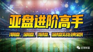 亚盘进阶核心:阻盘与诱盘实战解析——揭秘庄家操盘四大模型 1 亚盘进阶核心:阻盘与诱盘实战解析——揭秘庄家操盘四大模型