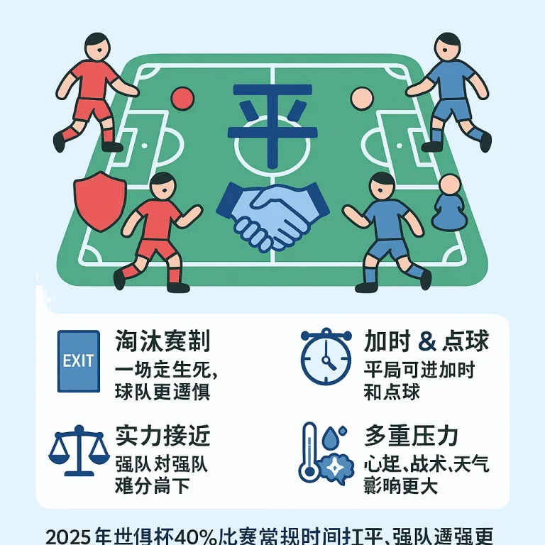 为什么杯赛更容易出现平局？——2024欧洲杯与2025年世俱杯真实案例深度解析