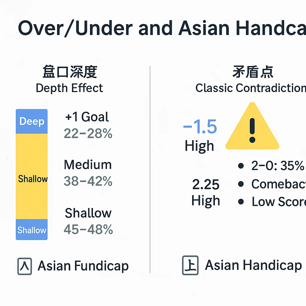 足球大小球投注完整指南(一):规则演化与全场盘分析策略 3 大小球与亚盘的关联性分析